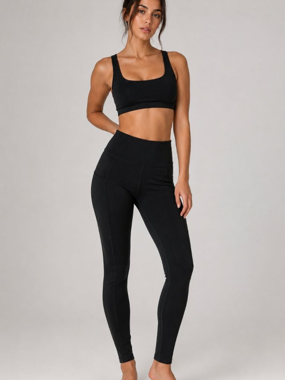 3/$20 Bundle 🌈Aeropostale Black High Rise Pocket Performance Leggings Small S